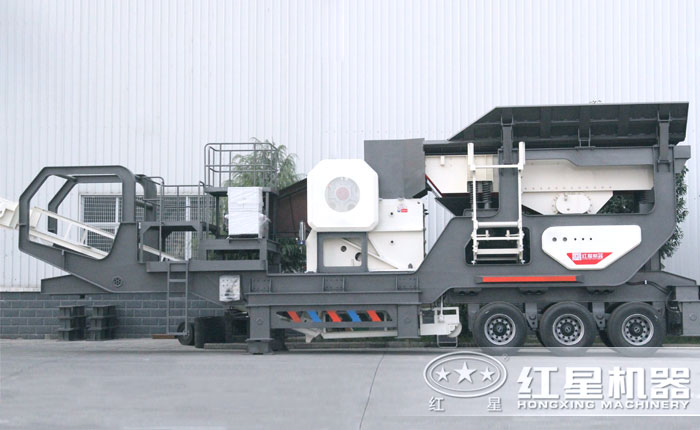 流動石頭打石機