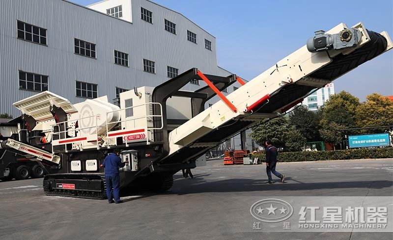 遙控操作的履帶流動制砂機