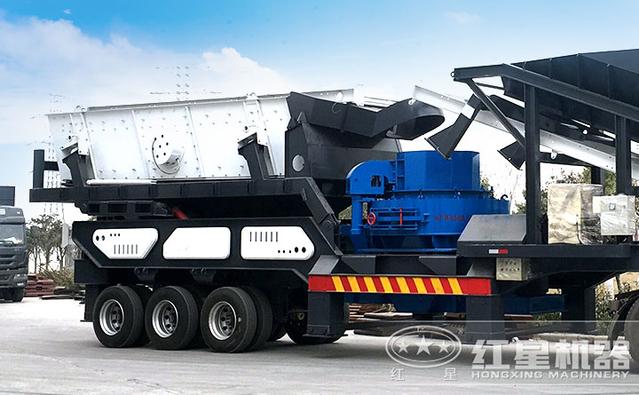 輪胎移動(dòng)式制砂機(jī)