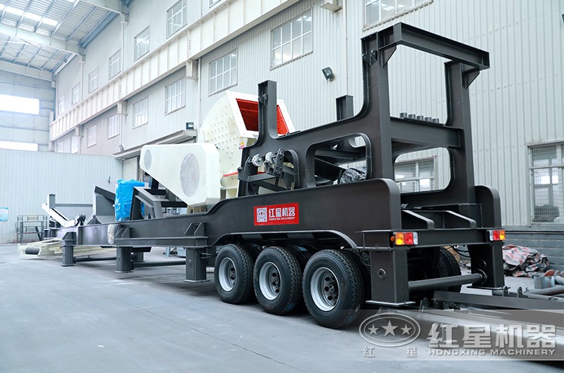 錘式移動破碎機，一次成型、減少投入40%