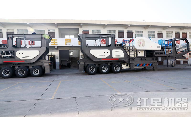 新型環(huán)保輪胎移動碎石機(jī) 新型環(huán)保輪胎移動碎石機(jī)