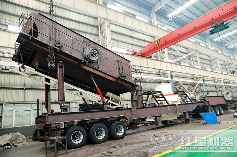 履帶移動碎沙機：配制砂機，一機多用更環(huán)保