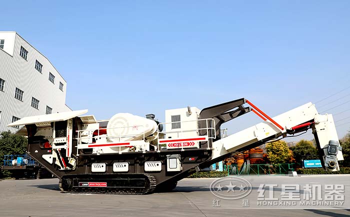 履帶式移動(dòng)石子破碎機(jī)