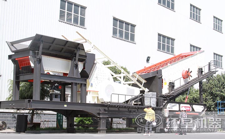 重錘式移動破碎站