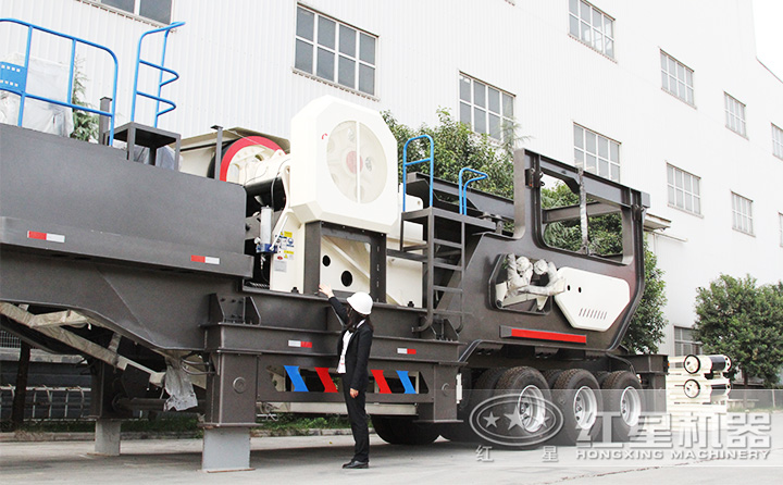 鄂破移動(dòng)破碎站，占地面積小，隨時(shí)都能跑