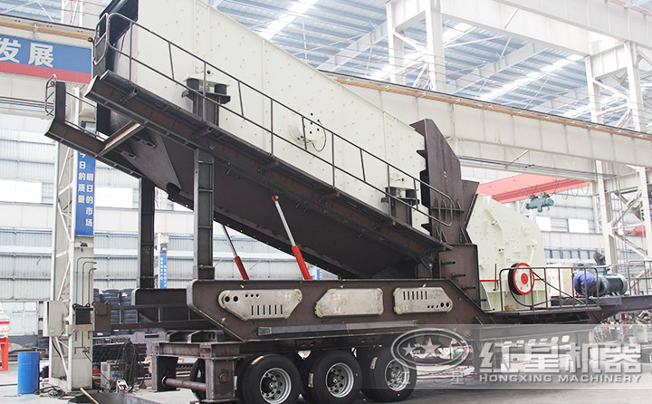 反擊破移動(dòng)破碎站，細(xì)碎+篩分，省錢又省心