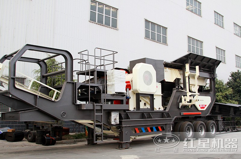 鄂式流動砸石機，鵝卵石粗碎力度強