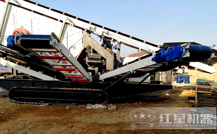 履帶移動篩分車