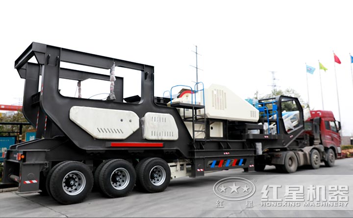 移動(dòng)鵝卵石制砂機(jī)一體式設(shè)備