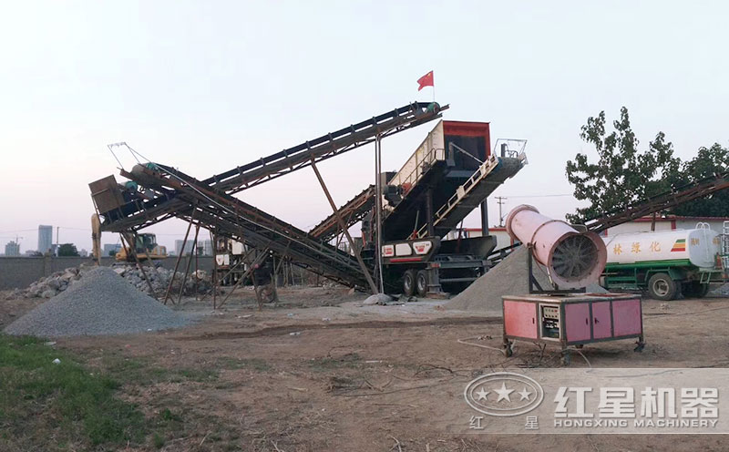 移動(dòng)制砂現(xiàn)場(chǎng)圖