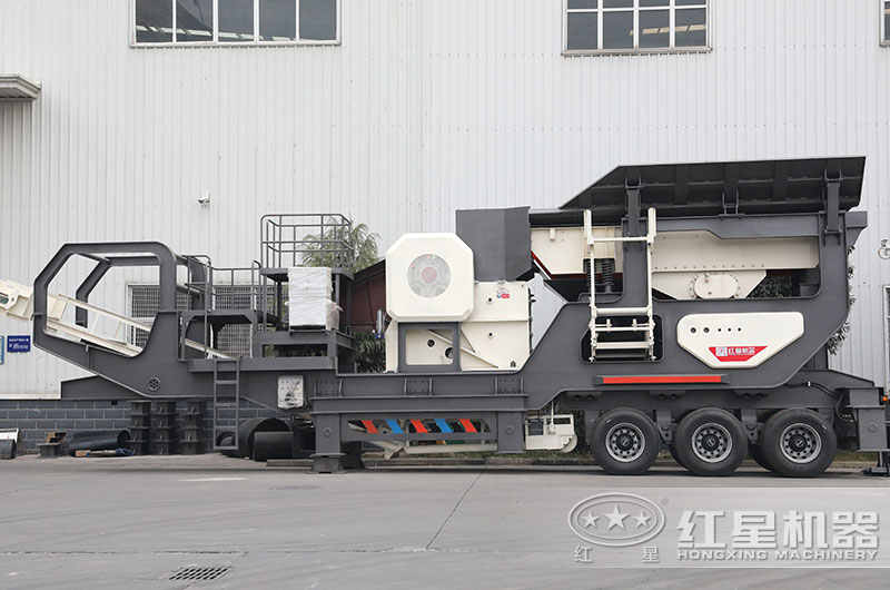 顎式移動破碎機圖片、進料粒度大