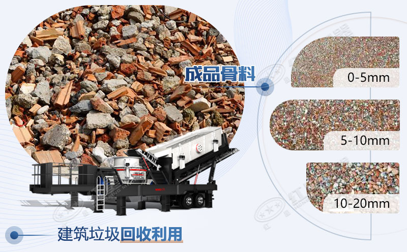 建筑垃圾破碎機作業(yè)效果